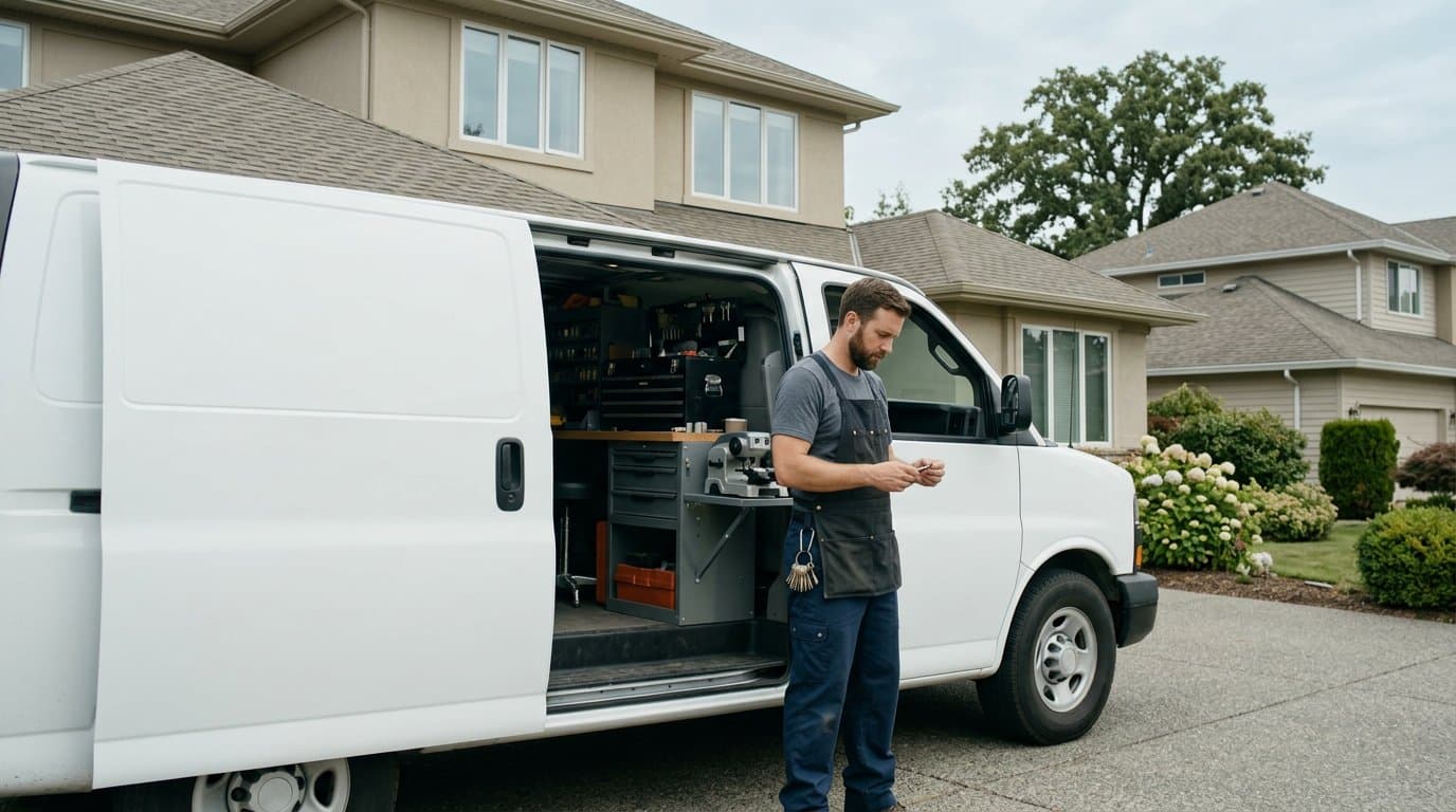 mobile automotive locksmith illustrating Get My Car Key Replaced in Annetta TX Without Going to the Dealership: Mobile Key Cutting & Programming