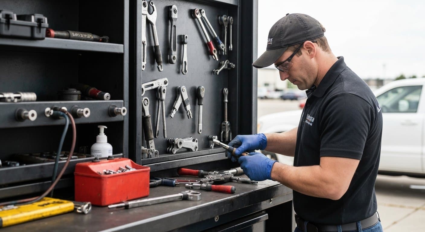 mobile automotive locksmith illustrating Locksmith Near Me Annetta TX: Mobile Key Cutting & Programming