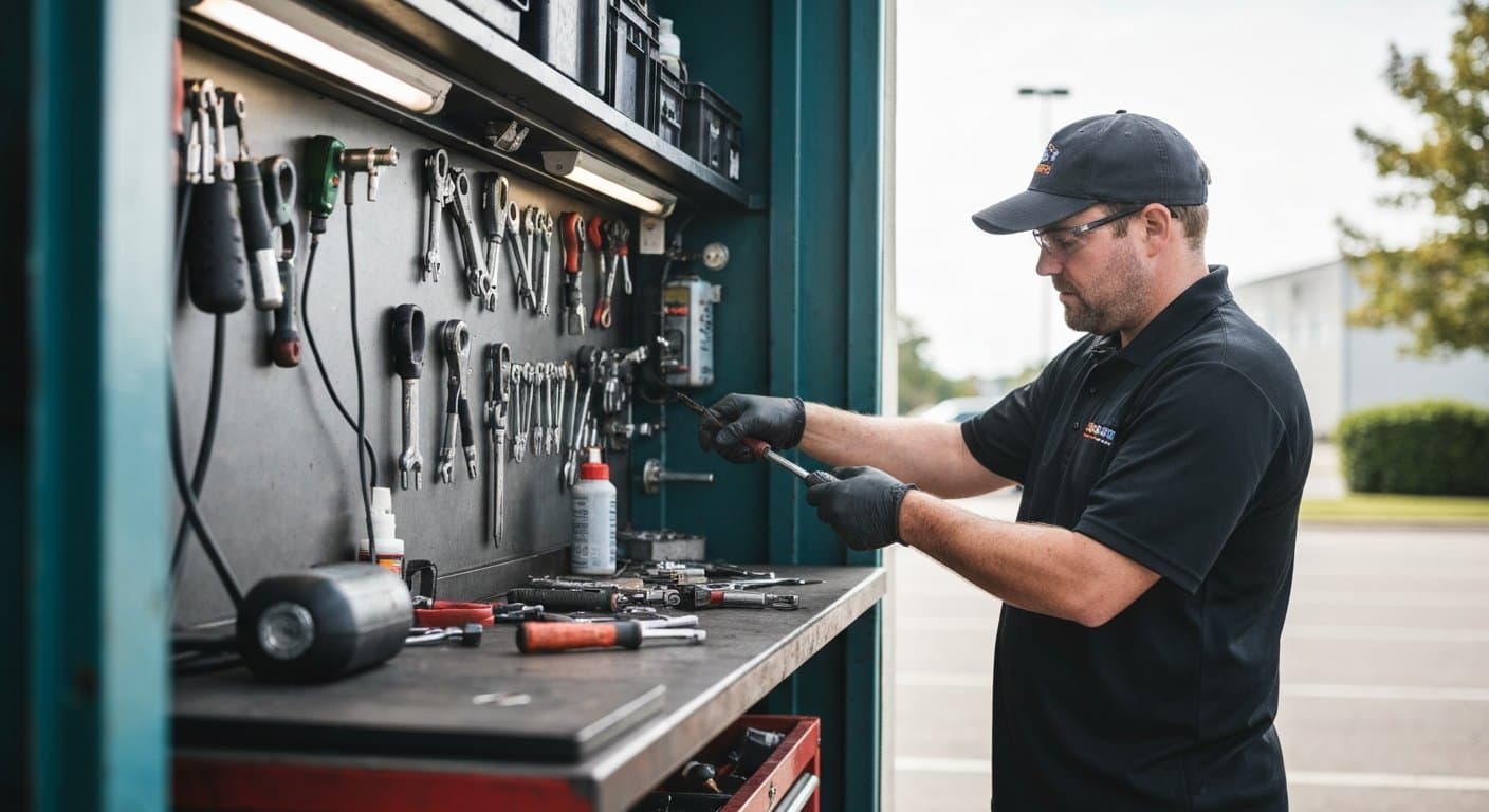 mobile automotive locksmith illustrating Transponder Key Annetta TX: Mobile Key Cutting & Programming