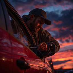 Emergency 24/7 car unlock by mobile locksmith technician in Annetta TX